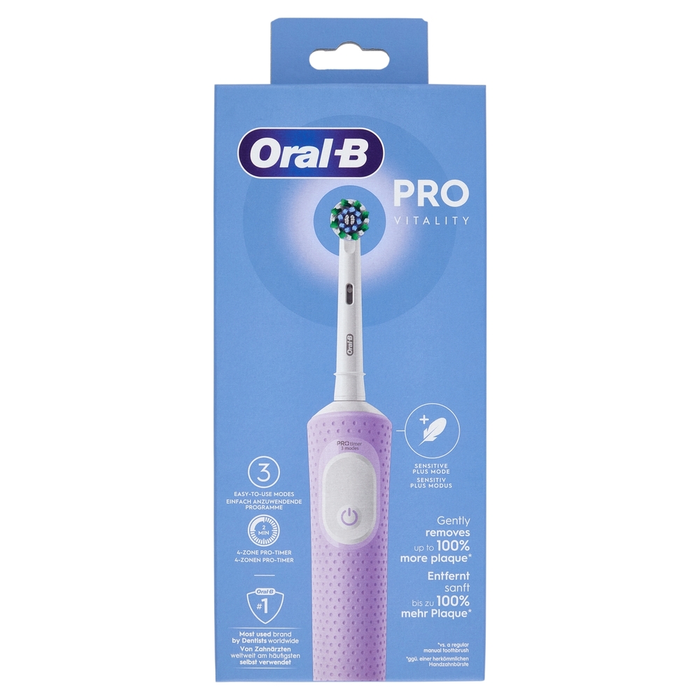 Oral-B Spazzolino Elettrico Denti Ricaricabile Pro Vitality Viola
